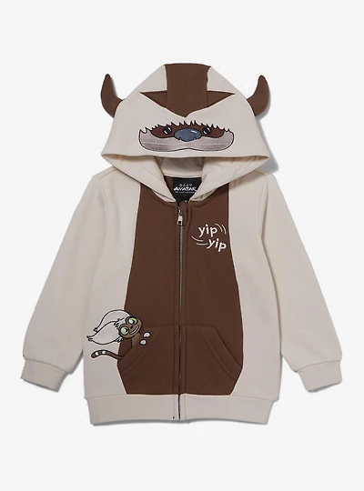 Avatar: The Last Airbender Appa Toddler Zippered Hoodie