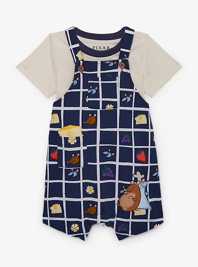 Disney Pixar Ratatouille Emile & Remy Food Infant Overall Shirt Set - BoxLunch Exclusive