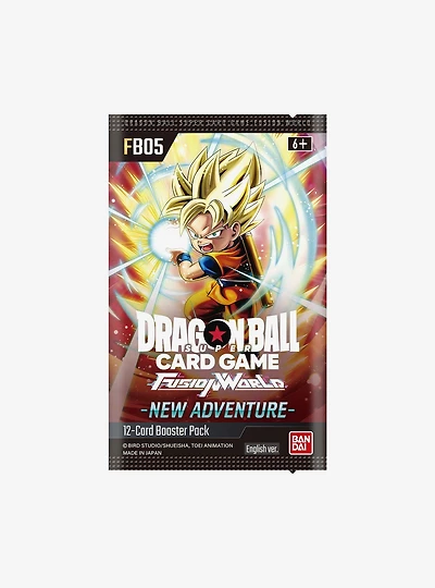 Bandai Namco Dragon Ball Super Card Game Fusion World New Adventure Booster Pack