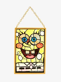 SpongeBob SquarePants Stained Glass Portrait Wall Hanging - BoxLunch Exclusive