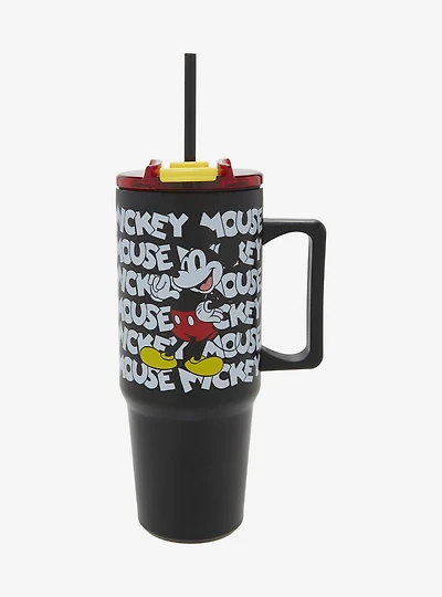 Disney Mickey Mouse Name Straw Tumbler with Handle