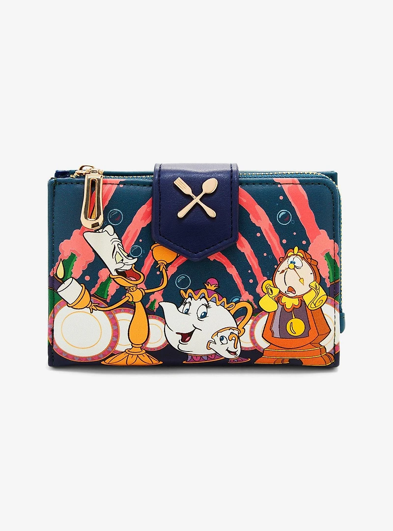 Our Universe Beauty and the Beast Be Our Guest Wallet — BoxLunch Exclusive