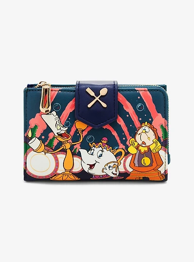 Our Universe Beauty and the Beast Be Our Guest Wallet — BoxLunch Exclusive