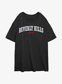 Beverly Hills Cop Collegiate Womens Oversized T-Shirt