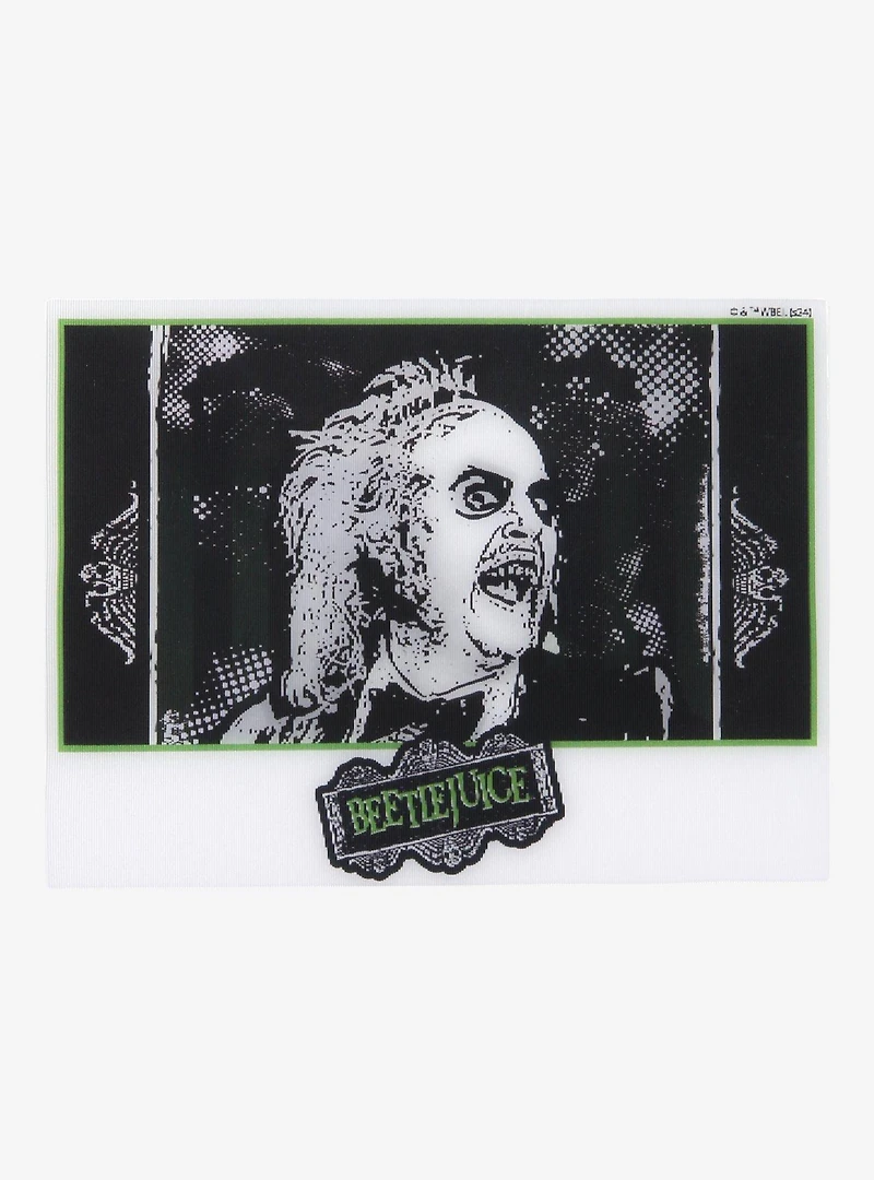 Beetlejuice Polaroid Lenticular Sticker