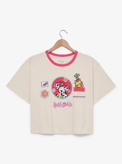 Sanrio Spottie Dottie Embroidered Women's Plus Cropped T-Shirt — BoxLunch Exclusive