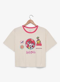 Sanrio Spottie Dottie Embroidered Women's Plus Cropped T-Shirt — BoxLunch Exclusive