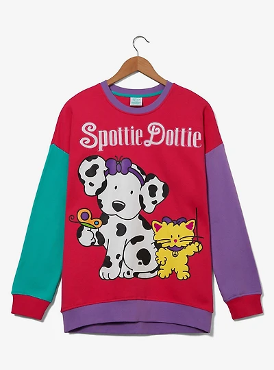 Sanrio Spottie Dottie Colorblock Crewneck