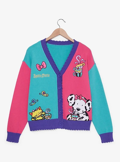 Sanrio Spottie Dottie Color Block Women's Cardigan - BoxLunch Exclusive
