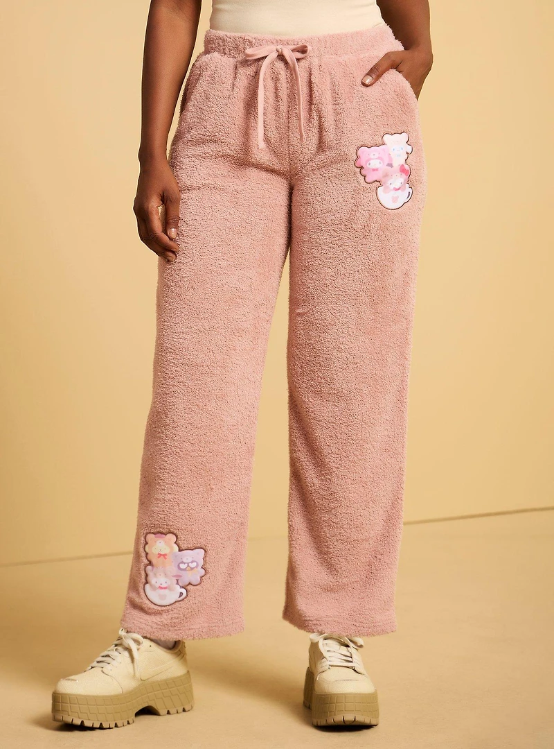 Sanrio Hello Kitty and Friends Latte Bear Sherpa Women's Sweatpants - BoxLunch Exclusive