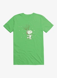 Peanuts Snoopy Snowing T-Shirt
