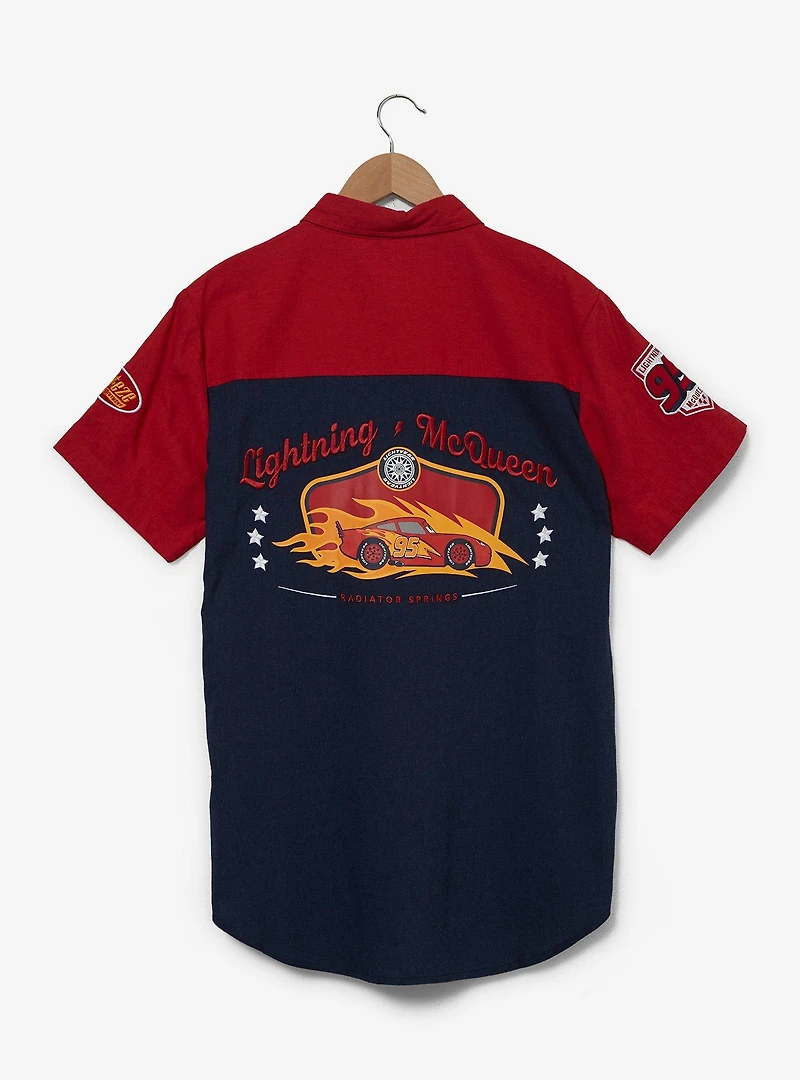 Disney Pixar Cars Lightning McQueen Mechanic Button-Up - BoxLunch Exclusive