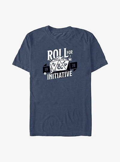 Dungeons & Dragons Roll For Initiative Big Tall T-Shirt