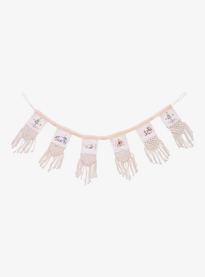 Disney Winnie the Pooh Character Macramé Garland