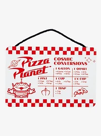 Disney Pixar Toy Story Pizza Planet Cosmic Conversion Chart