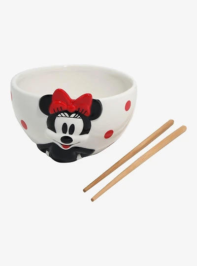 Disney Minnie Mouse Polka Dot Ramen Bowl Set