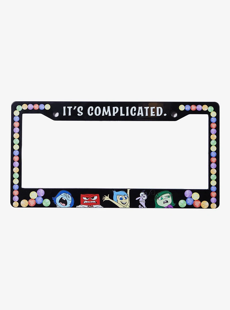 Disney Pixar Inside Out Emotions License Plate Frame