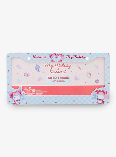 Sanrio My Melody & Kuromi Diner Licence Plate Frame — BoxLunch Exclusive