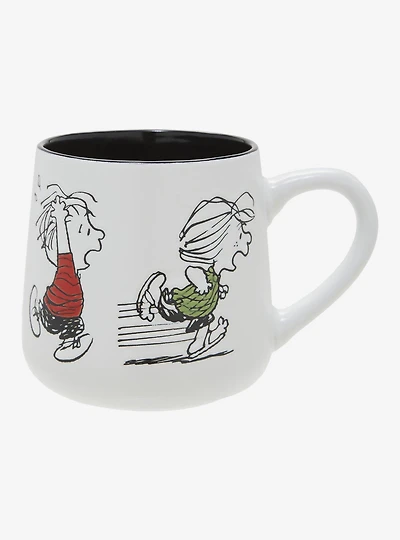 Peanuts Character Chasing Mug