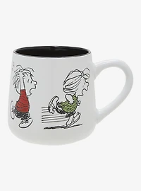 Peanuts Character Chasing Mug