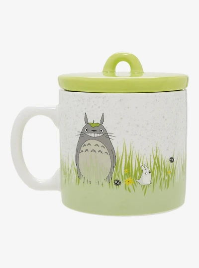 Studio Ghibli® My Neighbor Totoro Springtime Grass Mug with Lid — BoxLunch Exclusive
