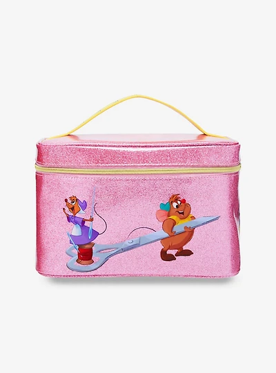Disney Cinderella Mice at Work Glitter Cosmetic Case