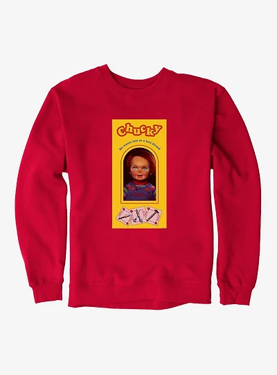 Chucky New Doll Box Sweatshirt