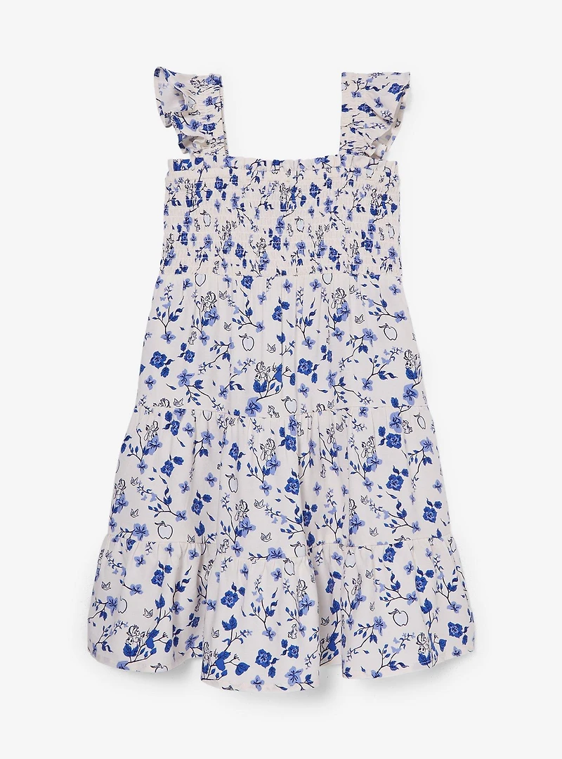 Disney Snow White and the Seven Dwarfs Floral Critters Ruffled Toddler Dress