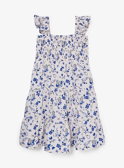 Disney Snow White and the Seven Dwarfs Floral Critters Ruffled Toddler Dress