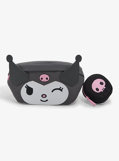 Loungefly Sanrio Kuromi Figural Belt Bag with Coin Purse