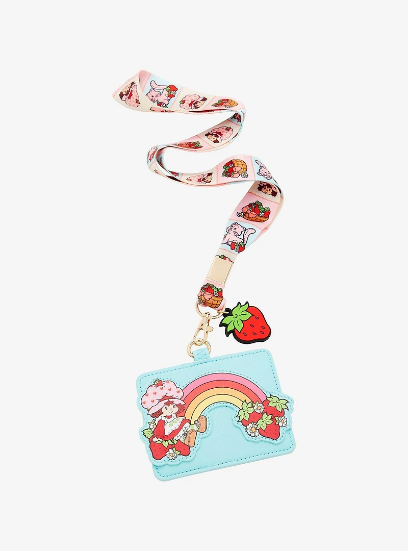 Strawberry Shortcake Rainbow Patchwork Lanyard