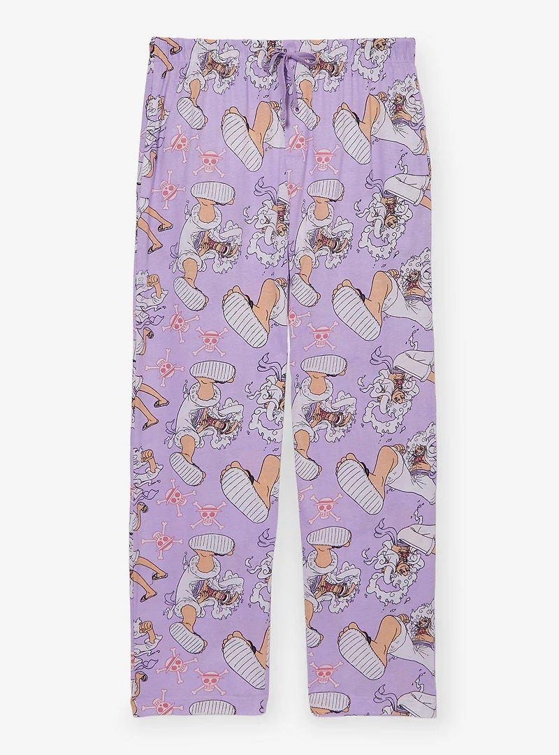 One Piece Monkey D. Luffy Gear 5 Allover Print Sleep Pants - BoxLunch Exclusive