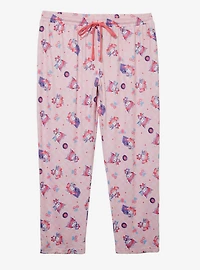 Sanrio Kuromi and My Melody Diner Allover Print Women's Plus Sleep Pants