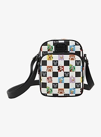 Loungefly Disney Mickey & Friends Checkered Crossbody Bag - BoxLunch Exclusive