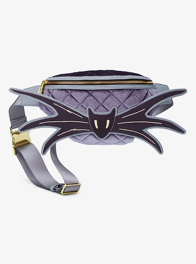 Loungefly Disney The Nightmare Before Christmas Jack Skellington Bow Tie Velvet Belt Bag — BoxLunch Exclusive