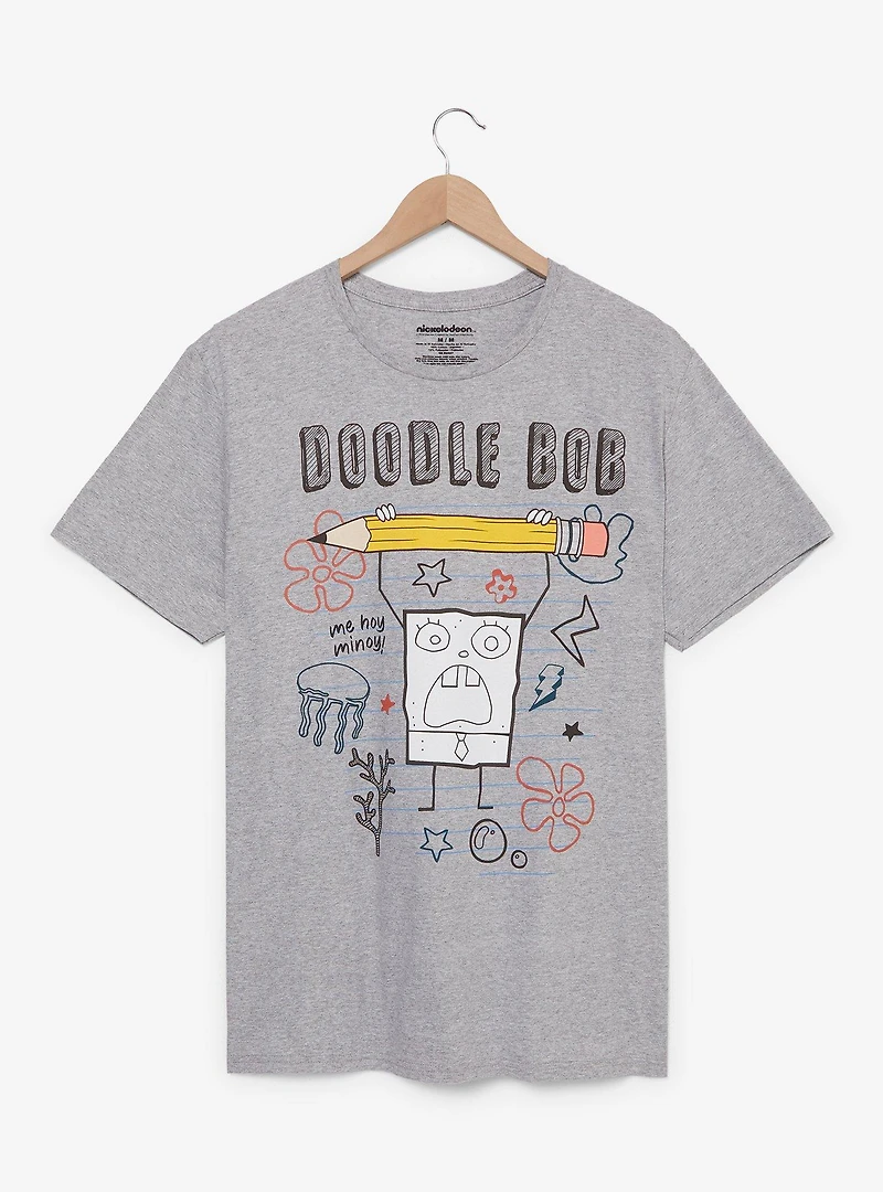 SpongeBob SquarePants DoodleBob Pencil Graphic T-Shirt — BoxLunch Exclusive