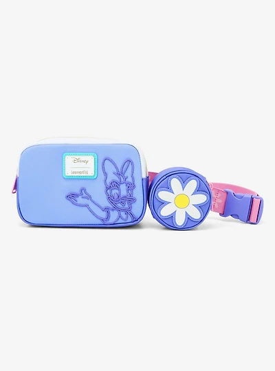Loungefly Disney Daisy Duck 85th Anniversary Belt Bag with Coin Purse