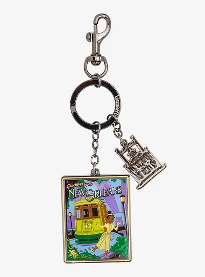 Loungefly Disney The Princess and the Frog New Orleans Tourist Multi Keychain