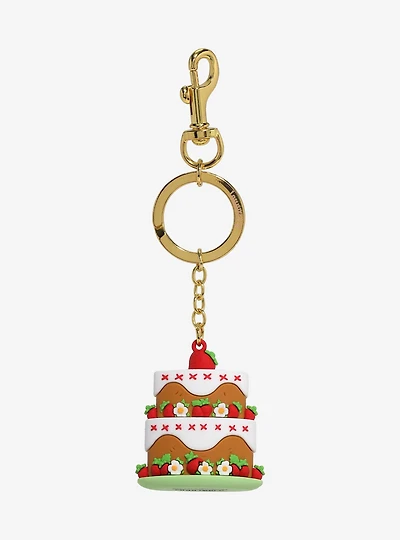 Loungefly Strawberry Shortcake Tiered Cake Scented Figural Keychain