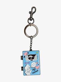 Loungefly Disney A Goofy Movie Max & Roxanne Journal Hinged Keychain