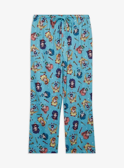 Sailor Moon Chibi Allover Print Sleep Pants