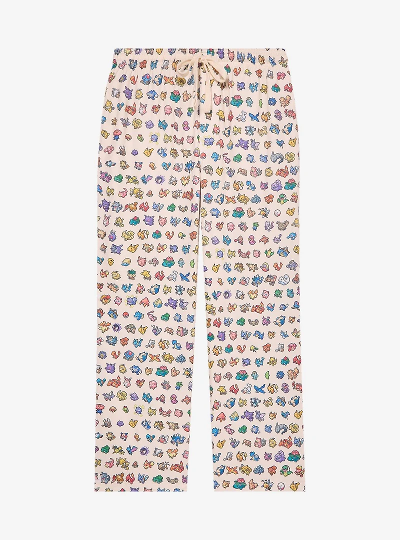 Pokémon 8-Bit Allover Print Sleep Pants — BoxLunch Exclusive