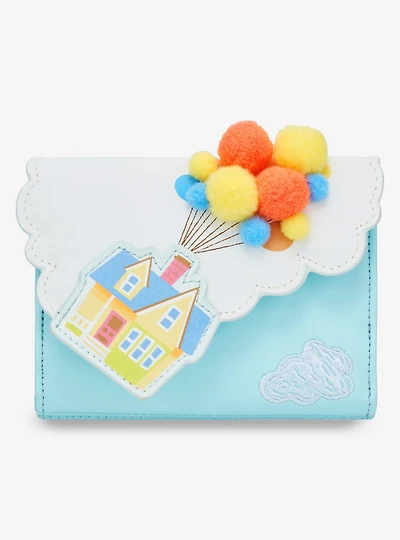 Loungefly Disney Pixar Up Floating House Pom Pom Wallet — BoxLunch Exclusive