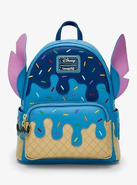 Loungefly Disney Lilo & Stitch Ice Cream Stitch Figural Mini Backpack - BoxLunch Exclusive