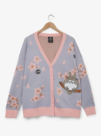 Her Universe Studio Ghibli® My Neighbor Totoro Cherry Blossom Women's Plus Cardigan