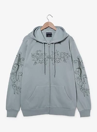 the Lord of Rings Tonal Icons Zippered Hoodie - BoxLunch Exclusive