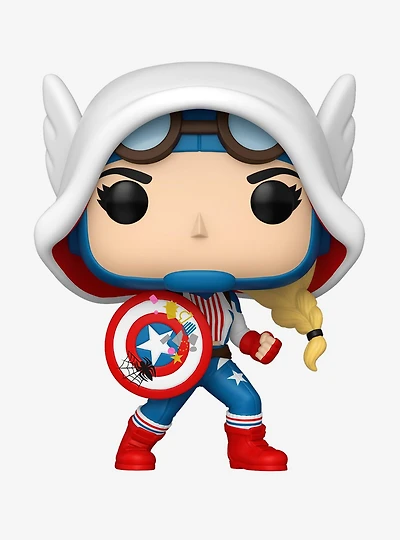 Funko Pop! Marvel Spider-Gwen: Gwenverse Cap-Gwen Vinyl Figure