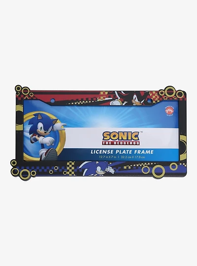 Sonic the Hedgehog Shadow & Sonic License Plate Frame — BoxLunch Exclusive