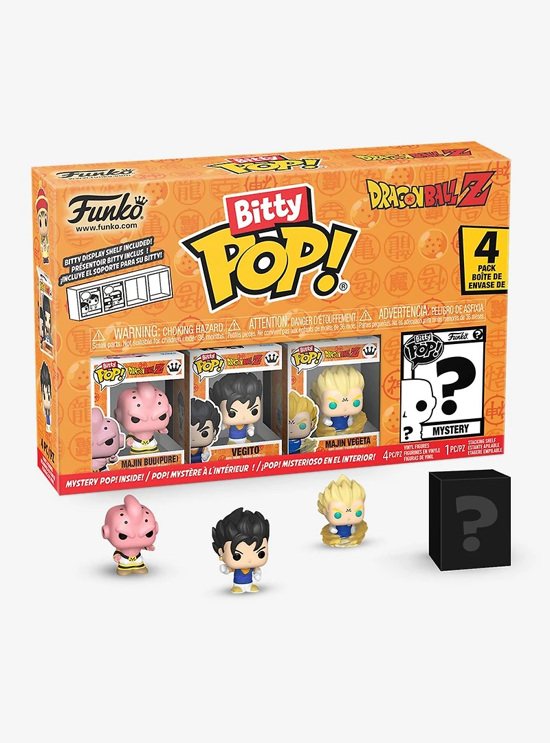 Funko Bitty Pop! Dragon Ball Z Majin Buu (Pure) & Friends Blind Box Mini Vinyl Figure Set