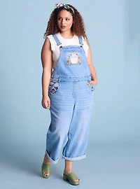 Her Universe Studio Ghibli® My Neighbor Totoro Floral Embroidered Women's Plus Overalls - BoxLunch Exclusive